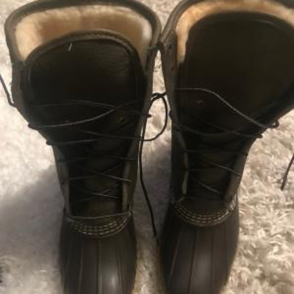 10” Shearling Lined Bean Boots - Picture 2 of 5